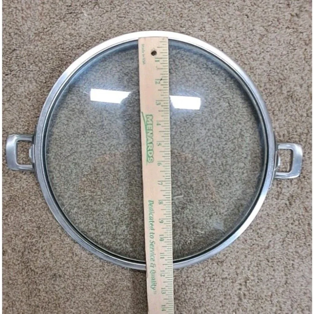 Calphalon Premier Space Saving Glass Replacement Lid Pot Pan 10 Inch